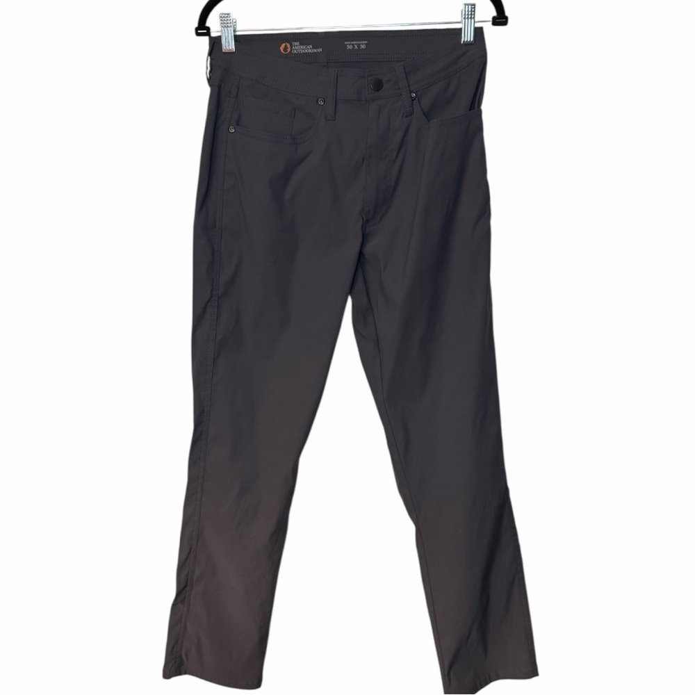 The American Outdoorsman Gray Nylon Hiking Pants Men's 30x30